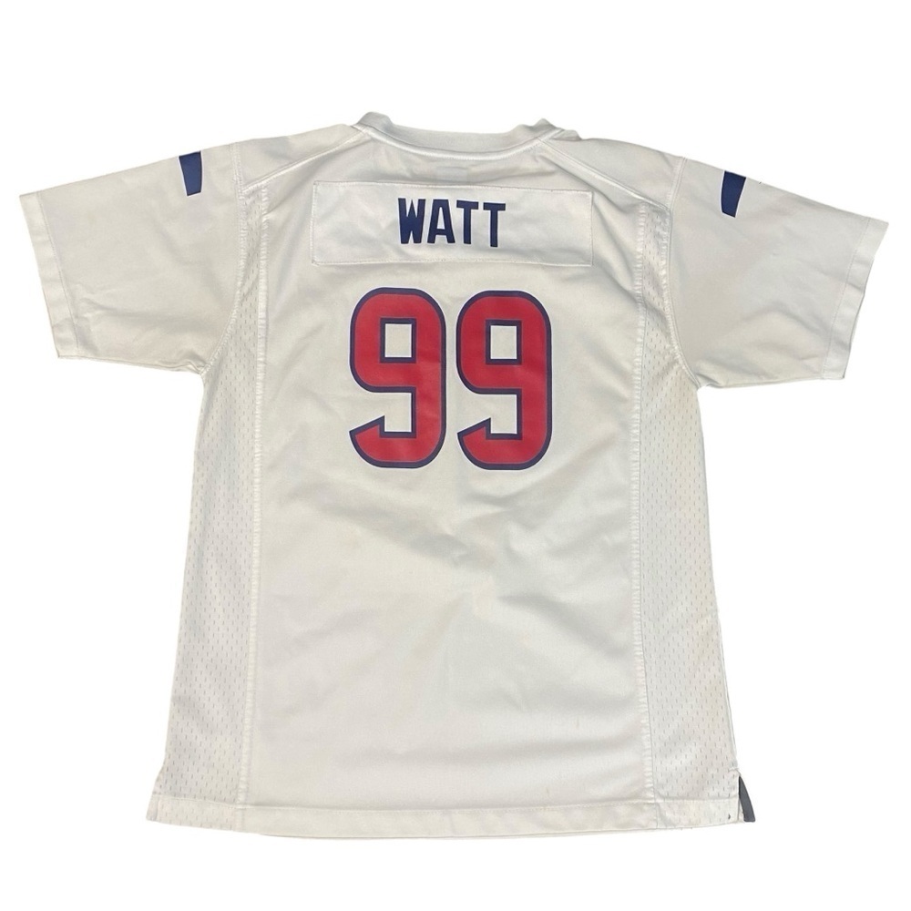NFL Team Nike Houston Texans Football JJ Watt #99 White Jersey Size XL Youth